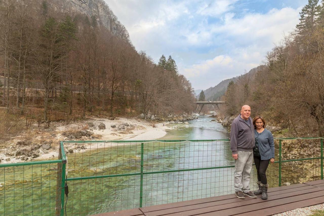 Reka Hisa river side lodge Bohinjska Bela Exterior foto